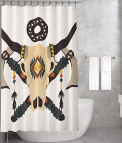 Bonamaison Shower Curtain, Size: 155x220 cm-142