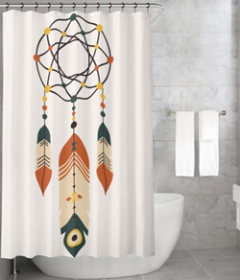 Bonamaison Shower Curtain, Size: 155x220 cm-144