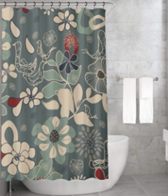 Bonamaison Shower Curtain, Size: 155x220 cm-146