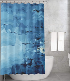 Bonamaison Shower Curtain, Size: 155x220 cm-160