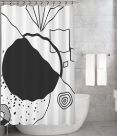 Bonamaison Shower Curtain, Size: 155x220 cm-163