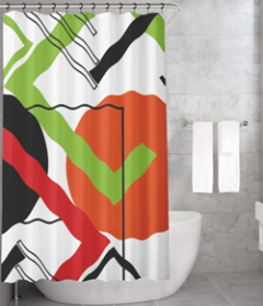 Bonamaison Shower Curtain, Size: 155x220 cm-169
