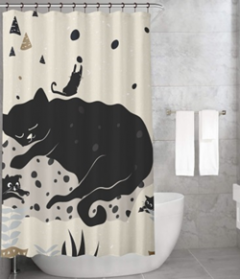 Bonamaison Shower Curtain, Size: 155x220 cm-177