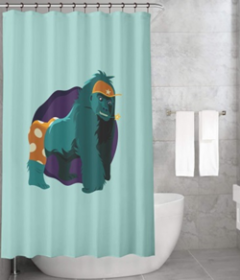 Bonamaison Shower Curtain, Size: 155x220 cm-180