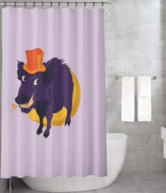 Bonamaison Shower Curtain, Size: 155x220 cm-181