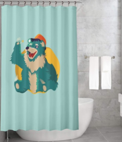 Bonamaison Shower Curtain, Size: 155x220 cm-182