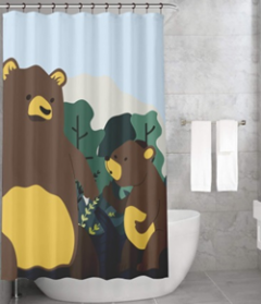 Bonamaison Shower Curtain, Size: 155x220 cm-185
