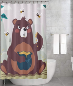 Bonamaison Shower Curtain, Size: 155x220 cm-186