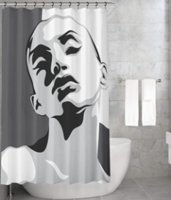 Bonamaison Shower Curtain, Size: 155x220 cm-190