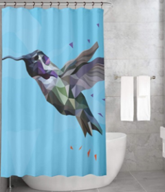Bonamaison Shower Curtain, Size: 155x220 cm-192