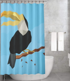 Bonamaison Shower Curtain, Size: 155x220 cm-193