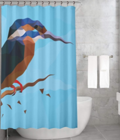 Bonamaison Shower Curtain, Size: 155x220 cm-195