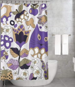 Bonamaison Shower Curtain, Size: 155x220 cm-206