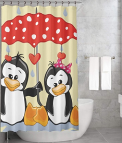 Bonamaison Shower Curtain, Size: 155x220 cm-214