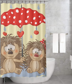 Bonamaison Shower Curtain, Size: 155x220 cm-215