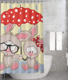 Bonamaison Shower Curtain, Size: 155x220 cm-217