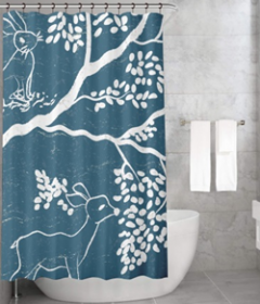 Bonamaison Shower Curtain, Size: 155x220 cm-222