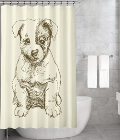 Bonamaison Shower Curtain, Size: 155x220 cm-228