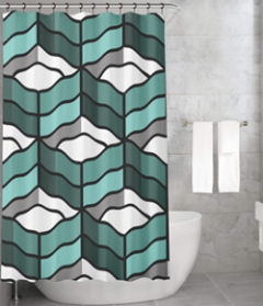 Bonamaison Shower Curtain, Size: 155x220 cm-233