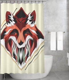 Bonamaison Shower Curtain, Size: 155x220 cm-252