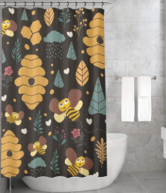 Bonamaison Shower Curtain, Size: 155x220 cm-259