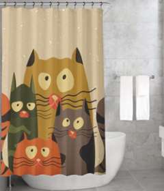 Bonamaison Shower Curtain, Size: 155x220 cm-260