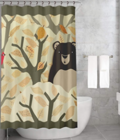 Bonamaison Shower Curtain, Size: 155x220 cm-270