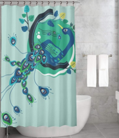 Bonamaison Shower Curtain, Size: 155x220 cm-277