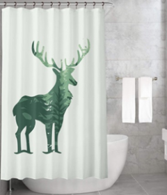 Bonamaison Shower Curtain, Size: 155x220 cm-282