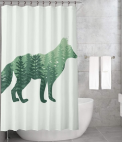 Bonamaison Shower Curtain, Size: 155x220 cm-283