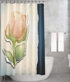 Bonamaison Shower Curtain, Size: 155x220 cm-286