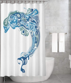 Bonamaison Shower Curtain, Size: 155x220 cm-290