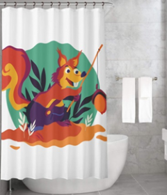 Bonamaison Shower Curtain, Size: 155x220 cm-294