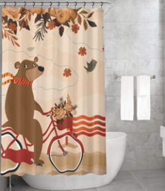 Bonamaison Shower Curtain, Size: 155x220 cm-295