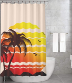 Bonamaison Shower Curtain, Size: 155x220 cm-297