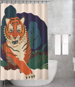 Bonamaison Shower Curtain, Size: 155x220 cm-299