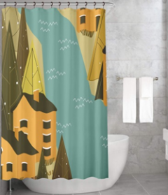Bonamaison Shower Curtain, Size: 155x220 cm-317