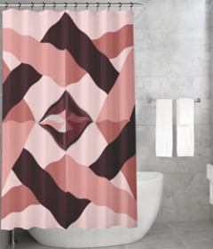 Bonamaison Shower Curtain, Size: 155x220 cm-342