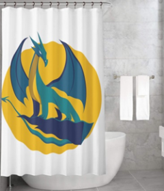 Bonamaison Shower Curtain, Size: 155x220 cm-345