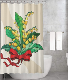 Bonamaison Shower Curtain, Size: 155x220 cm-346