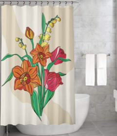 Bonamaison Shower Curtain, Size: 155x220 cm-347