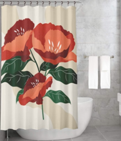 Bonamaison Shower Curtain, Size: 155x220 cm-352