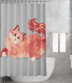 Bonamaison Shower Curtain, Size: 155x220 cm-359
