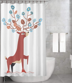 Bonamaison Shower Curtain, Size: 155x220 cm-369