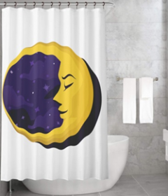 Bonamaison Shower Curtain, Size: 155x220 cm-374