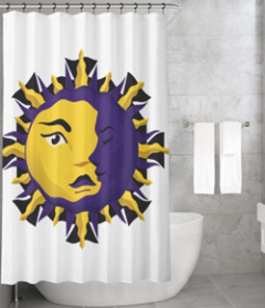 Bonamaison Shower Curtain, Size: 155x220 cm-375