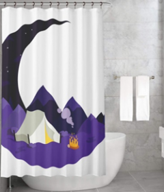 Bonamaison Shower Curtain, Size: 155x220 cm-376