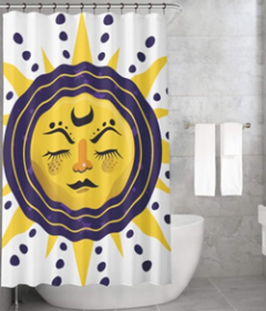 Bonamaison Shower Curtain, Size: 155x220 cm-378