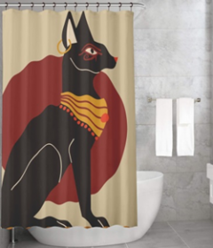 Bonamaison Shower Curtain, Size: 155x220 cm-383