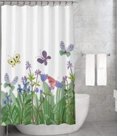 Bonamaison Shower Curtain, Size: 155x220 cm-385